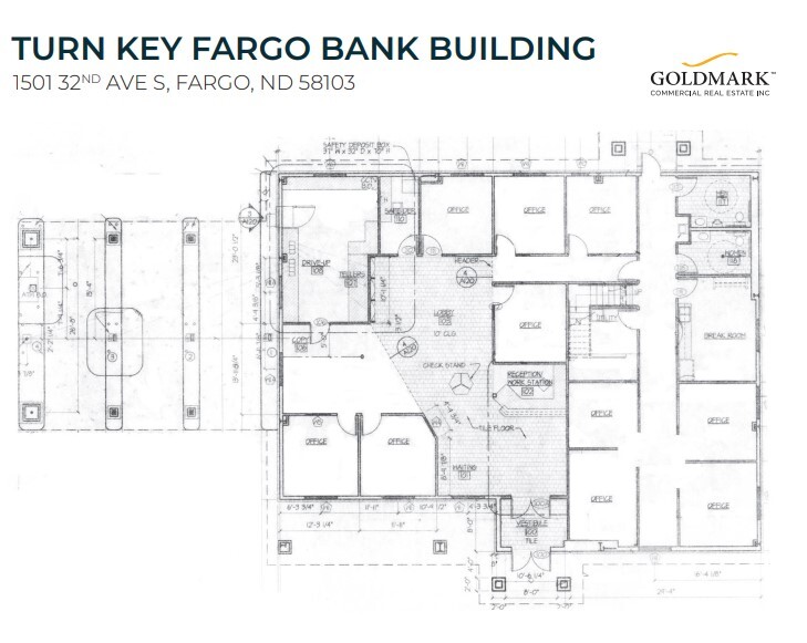 1501 32nd Ave S, Fargo, ND en venta - Plano de la planta - Imagen 2 de 2