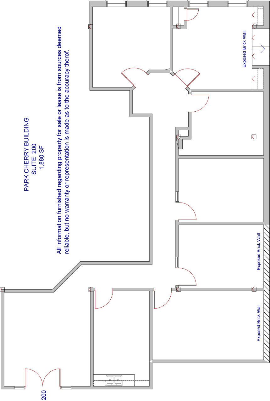 100 E Park St, Olathe, KS en alquiler Plano de la planta- Imagen 1 de 1