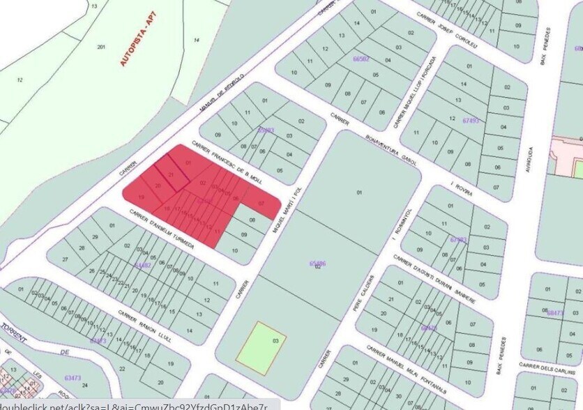 Terreno en El Vendrell, Tarragona en venta - Plano de solar - Imagen 3 de 13