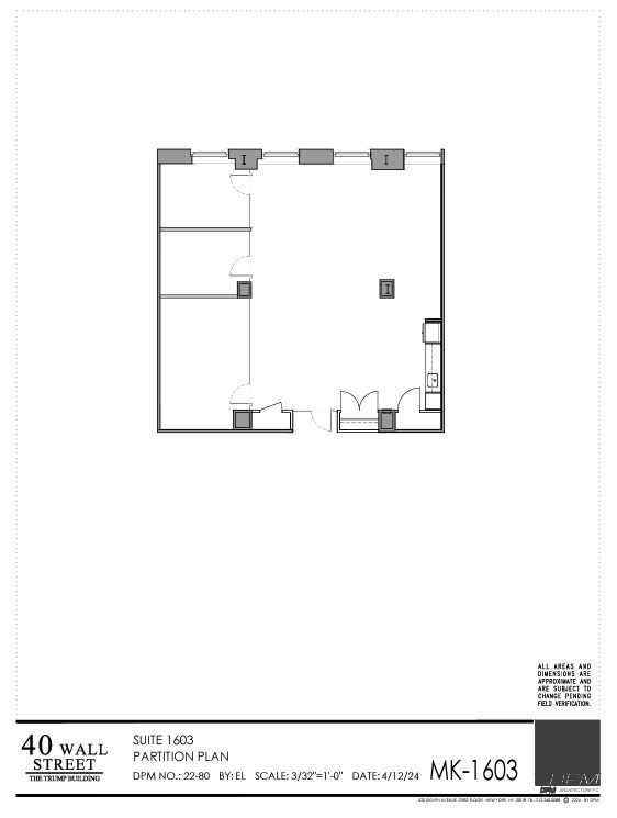 40 Wall St, New York, NY en alquiler Plano de la planta- Imagen 1 de 1