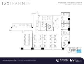 1301 Fannin St, Houston, TX en alquiler Plano de la planta- Imagen 1 de 2