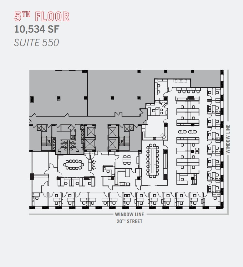 1120 20th St NW, Washington, DC en alquiler Plano de la planta- Imagen 1 de 1