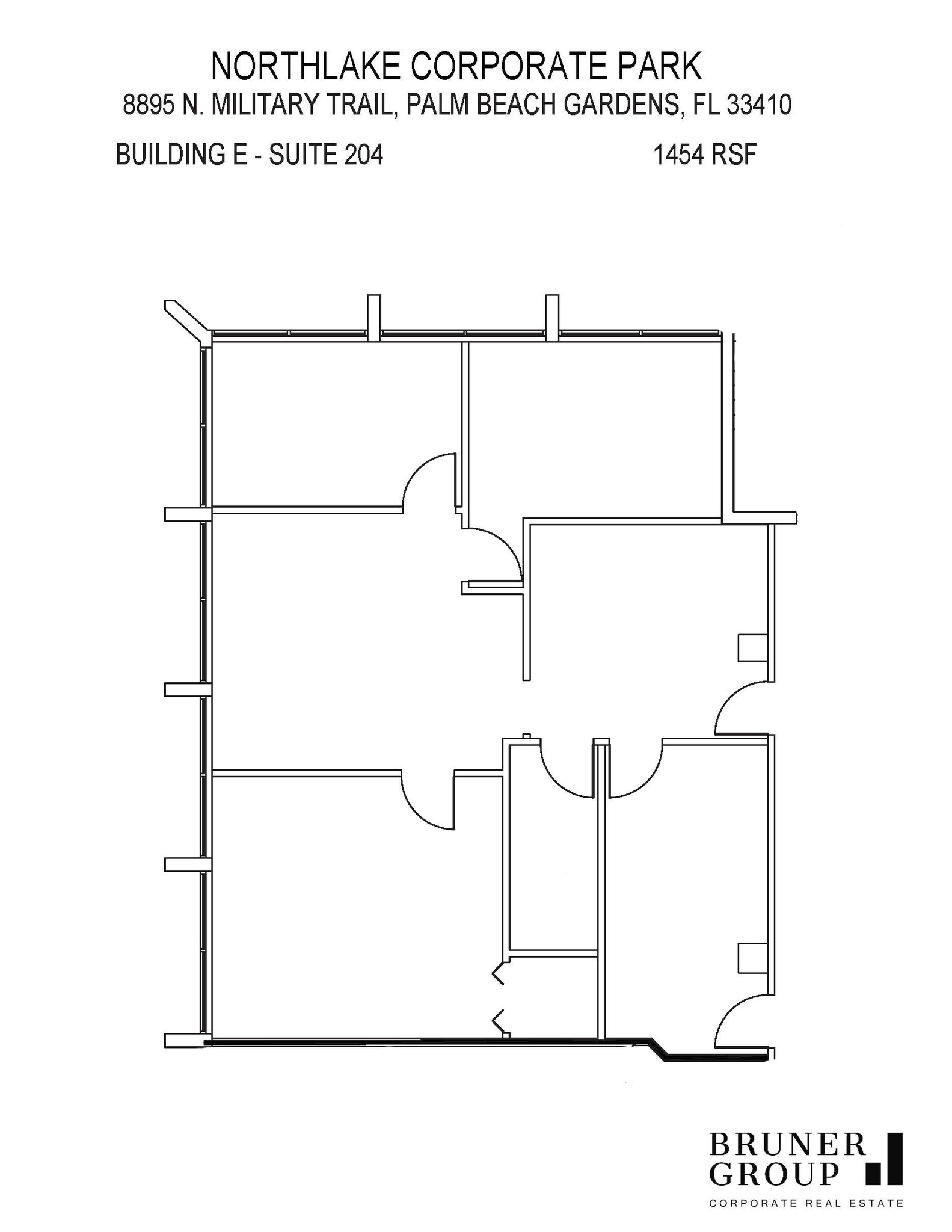 8895 N Military Trl, Palm Beach Gardens, FL en alquiler Plano de la planta- Imagen 1 de 1