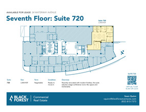 24 Waterway Ave, The Woodlands, TX en alquiler Plano de la planta- Imagen 1 de 1