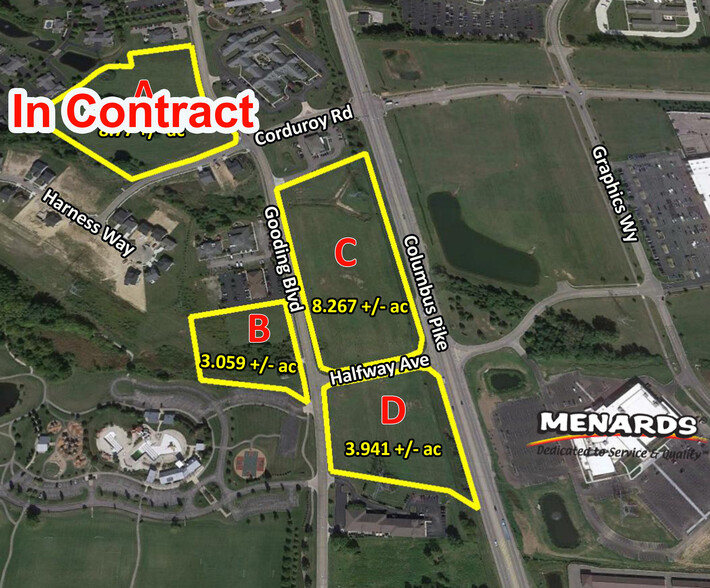 0 Gooding Blvd, Delaware, OH en venta - Vista aérea - Imagen 2 de 6