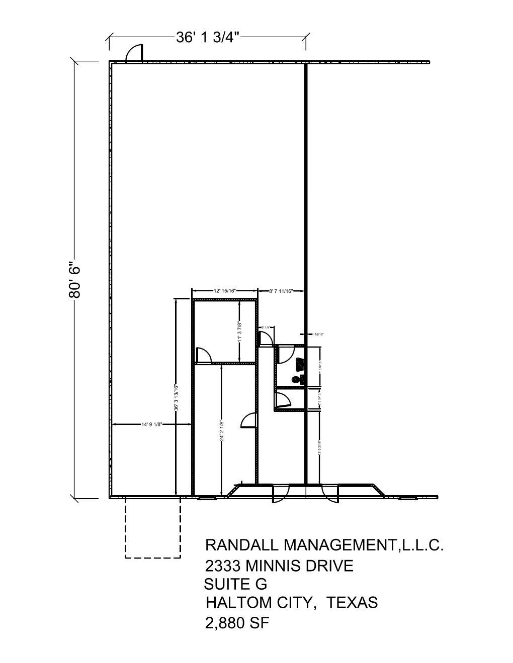 2333 Minnis Dr, Haltom City, TX en alquiler Plano de la planta- Imagen 1 de 1