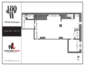 180 W Washington St, Chicago, IL en alquiler Plano de la planta- Imagen 1 de 1