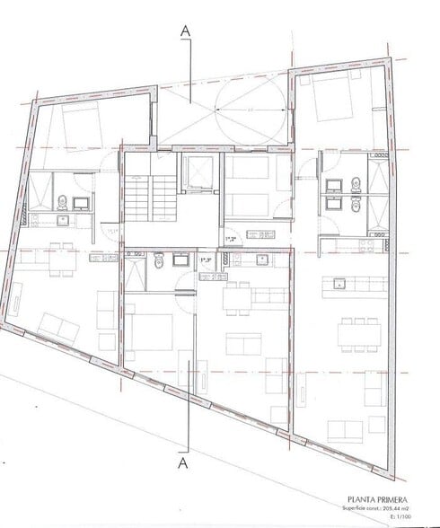 Carrer de l'Església, 2, Sant Andreu de la Barca, Barcelona en venta - Plano de planta tipo - Imagen 3 de 6