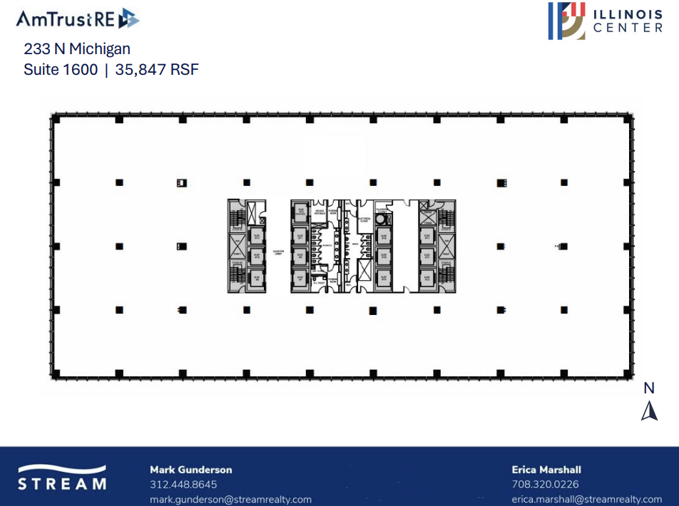 233 N Michigan Ave, Chicago, IL en alquiler Plano de la planta- Imagen 1 de 1