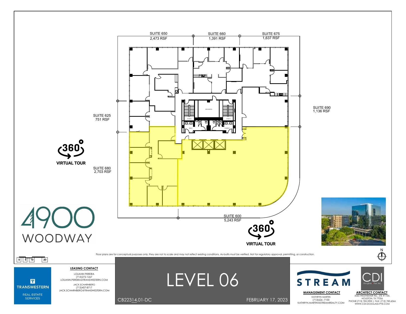 4900 Woodway Dr, Houston, TX en alquiler Plano de la planta- Imagen 1 de 1