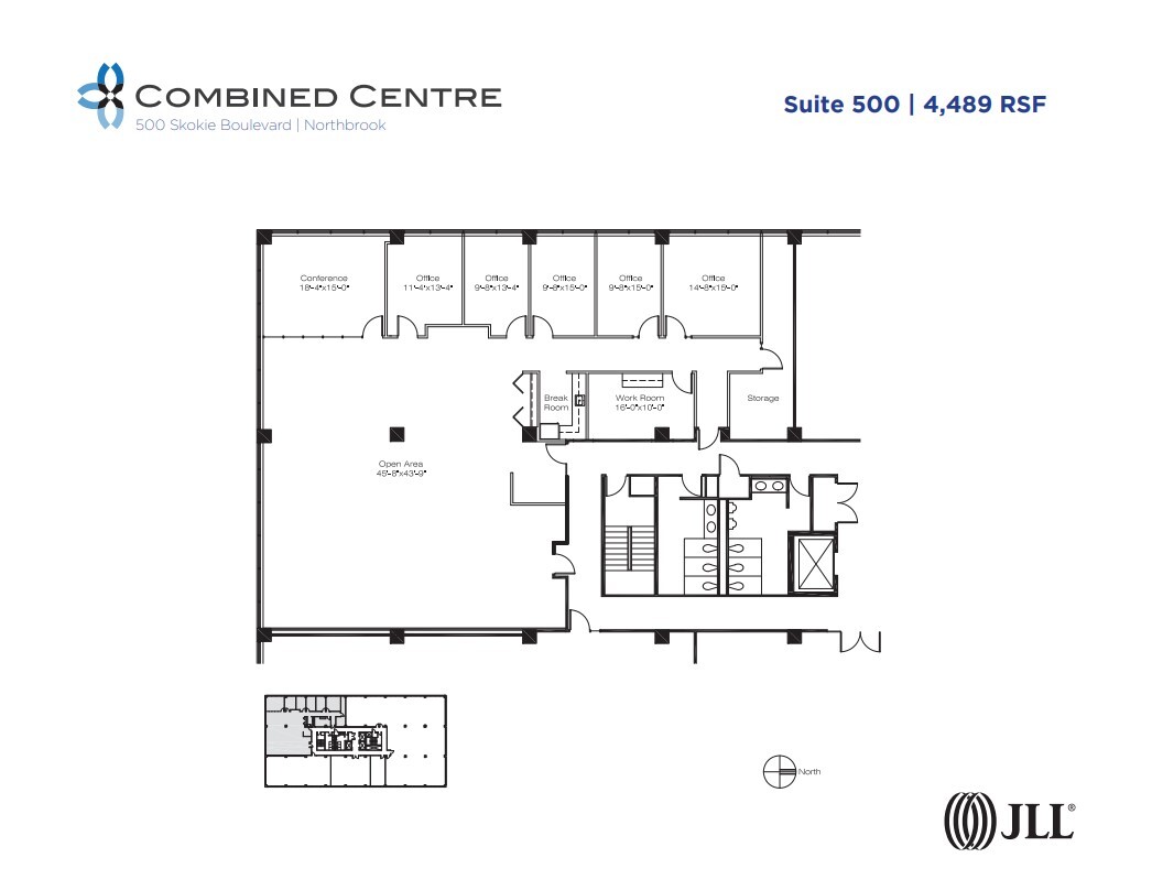 707 Skokie Blvd, Northbrook, IL en alquiler Plano de la planta- Imagen 1 de 1