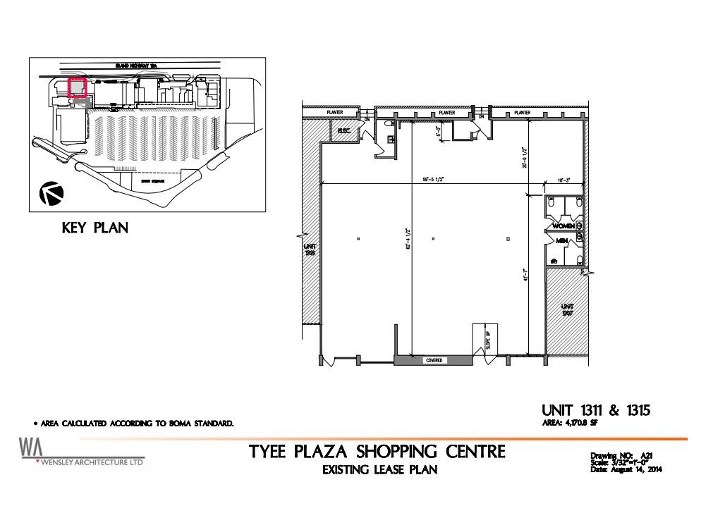 1111 Shoppers Row, Campbell River, BC en alquiler Plano de la planta- Imagen 1 de 1