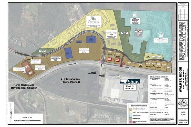 Más detalles de Intersection of 411 & Burnt Hickory Connector, Cartersville, GA - Terreno en venta