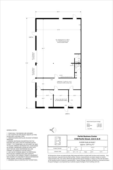 5160 Parfet St, Wheat Ridge, CO en alquiler - Plano del sitio - Imagen 1 de 28