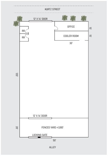 3302-3342 Kurtz St, San Diego, CA en alquiler Plano de la planta- Imagen 1 de 1