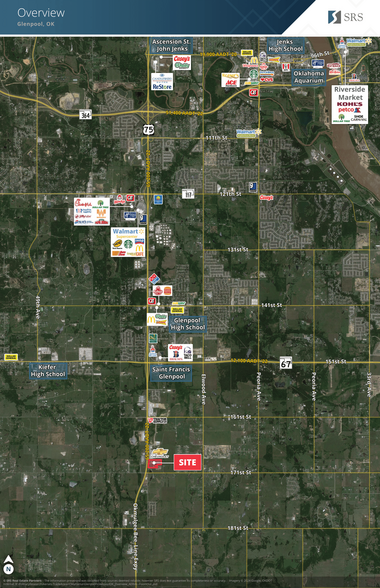 17000 S Highway 75, Glenpool, OK en venta - Vista aérea - Imagen 2 de 4