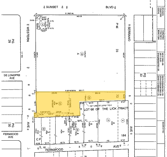 1377 N Serrano Ave, Los Angeles, CA en alquiler - Plano de solar - Imagen 3 de 17