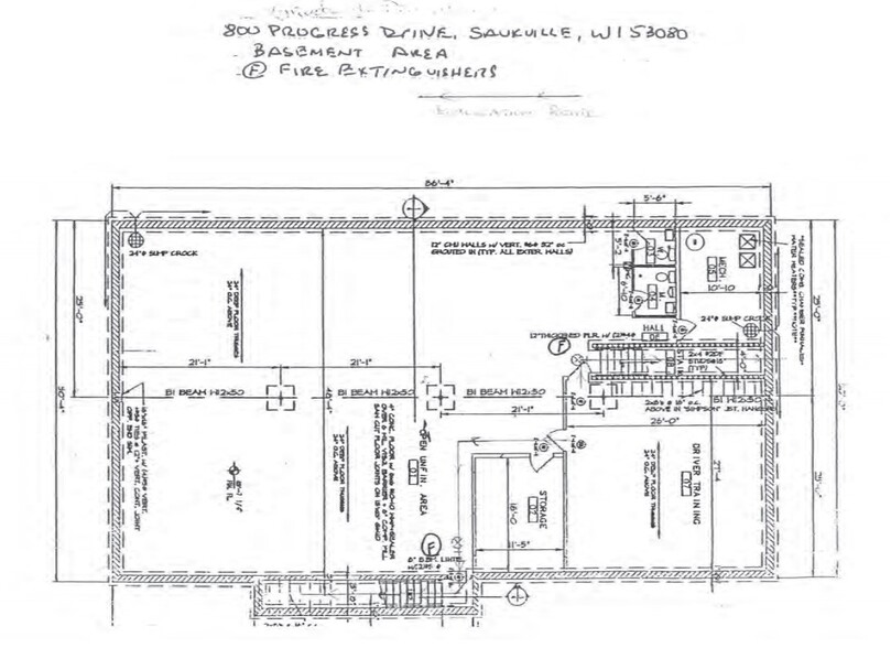 800 N Progress Dr, Saukville, WI en venta - Plano de la planta - Imagen 3 de 3