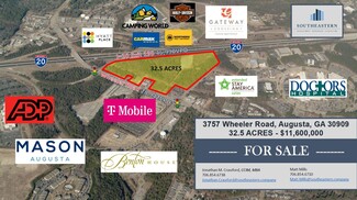 Más detalles para 3757 Wheeler Rd, Augusta, GA - Terrenos en venta