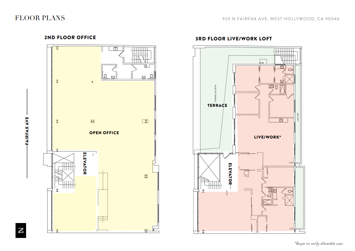 920 N Fairfax Ave, West Hollywood, CA en alquiler Plano de la planta- Imagen 1 de 1