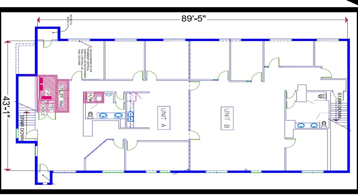 10607-10615 82 St NW, Edmonton, AB en alquiler Plano de la planta- Imagen 1 de 1