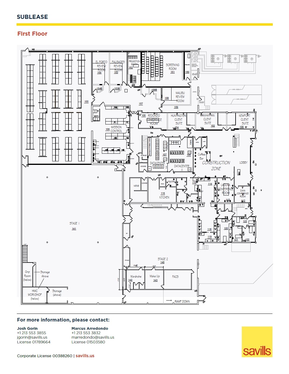 12633-12641 Beatrice St, Los Angeles, CA en alquiler Plano de la planta- Imagen 1 de 1