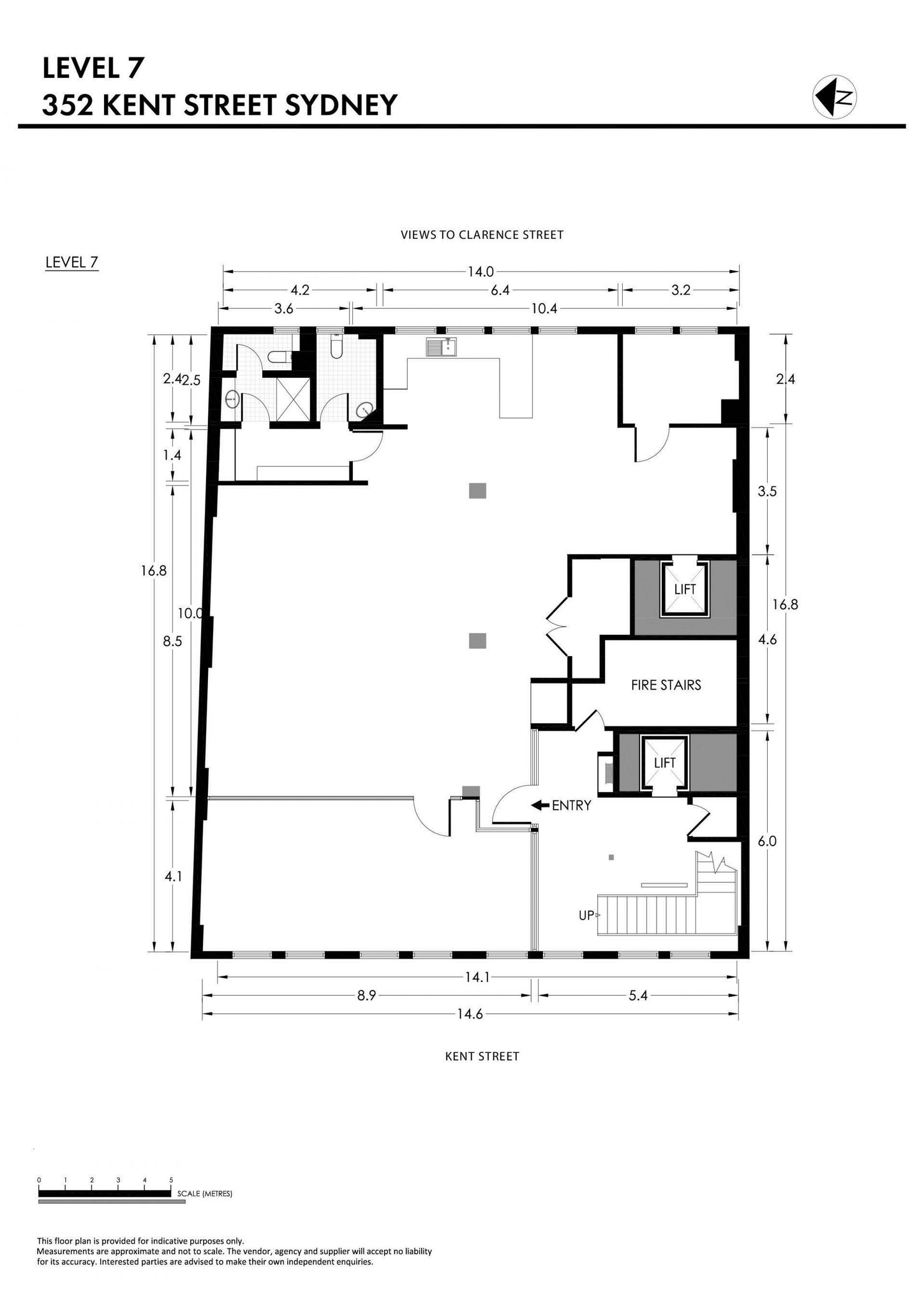 352-358 Kent St, Sydney en alquiler Plano de la planta- Imagen 1 de 5