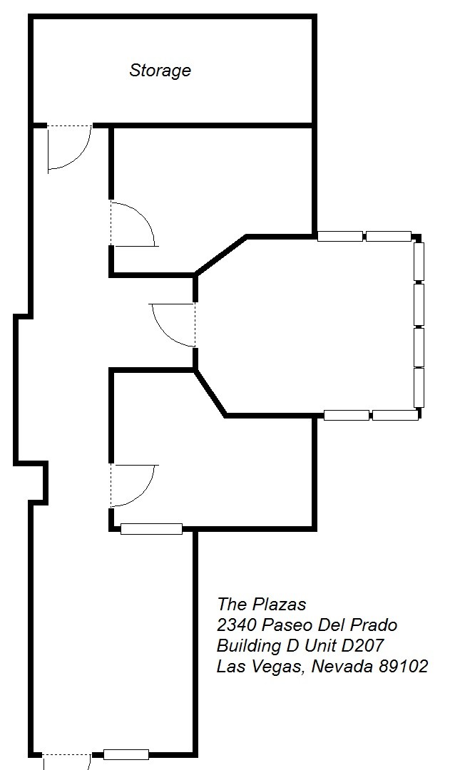 2310 Paseo Del Prado, Las Vegas, NV en alquiler Plano de la planta- Imagen 1 de 1