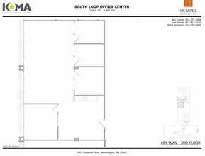 2001 Killebrew Dr, Bloomington, MN en alquiler Plano de la planta- Imagen 1 de 1