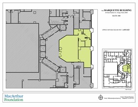 140 S Dearborn St, Chicago, IL en alquiler Plano de la planta- Imagen 2 de 3