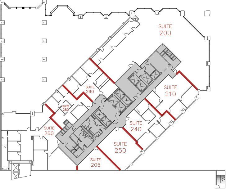 501 W Broadway, San Diego, CA en alquiler Plano de la planta- Imagen 1 de 1