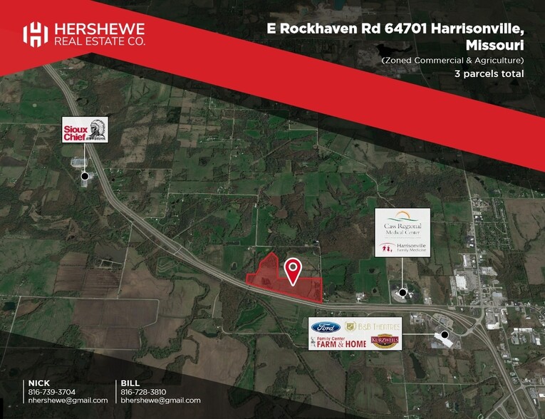 Nwc Of Rockhaven Rd & Indian Springs Rd, Harrisonville, MO en venta - Foto del edificio - Imagen 1 de 1