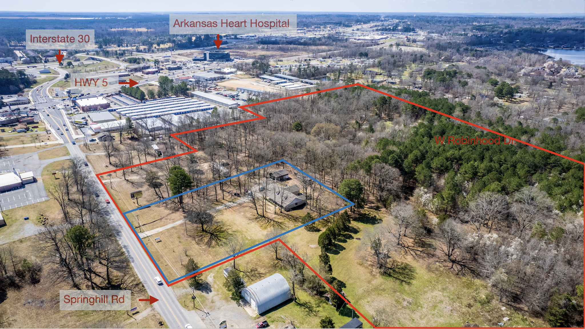 2625 Springhill Rd, Bryant, AR en venta Vista aérea- Imagen 1 de 23