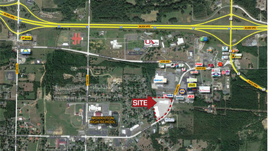 1515 E Harding St, Morrilton, AR - VISTA AÉREA  vista de mapa