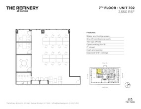 300 Kent Ave, Brooklyn, NY en alquiler Plano de la planta- Imagen 1 de 9