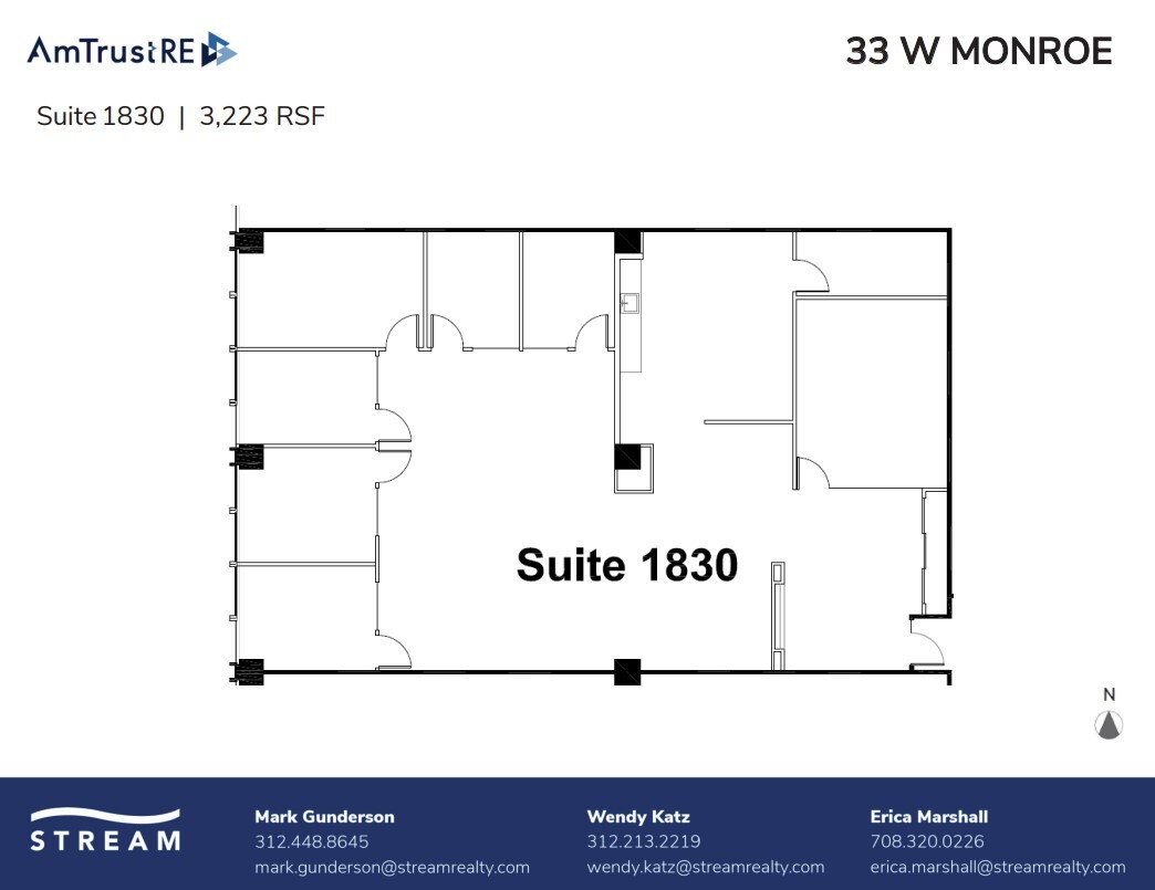 33 W Monroe St, Chicago, IL en alquiler Plano de la planta- Imagen 1 de 1