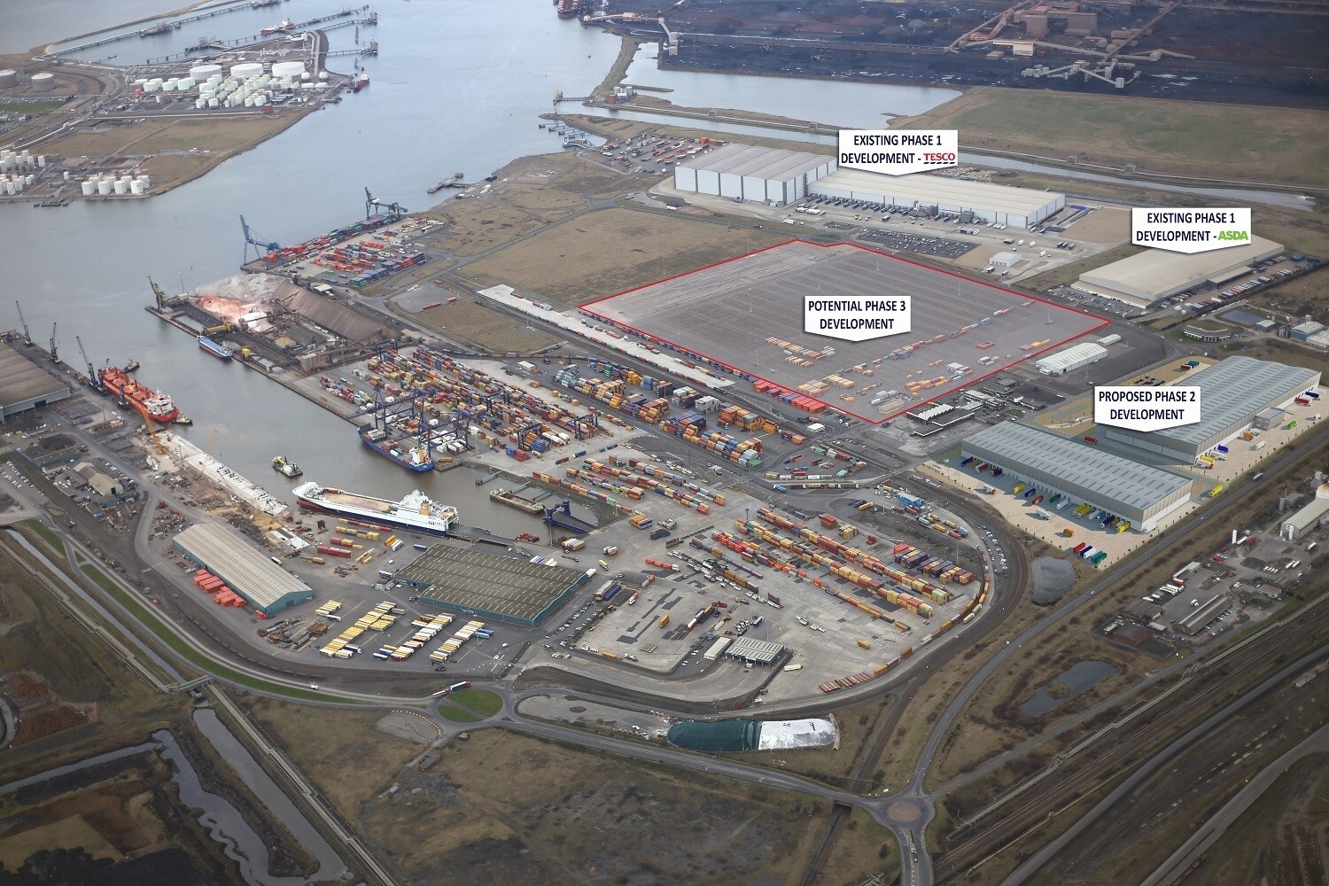 Teesport Logistics Park, Middlesbrough en alquiler Foto del edificio- Imagen 1 de 3