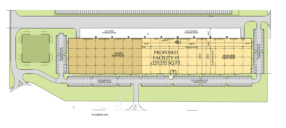 10400 W North Ave, Melrose Park, IL en alquiler - Plano de la planta - Imagen 2 de 3