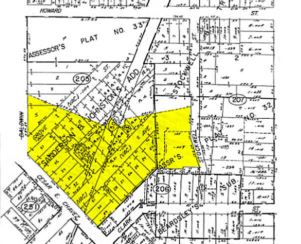 196 Cesar E Chavez Ave, Pontiac, MI en venta - Plano de solar - Imagen 3 de 3