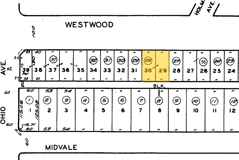 1555-1561 Westwood Blvd, Los Angeles, CA en alquiler - Plano de solar - Imagen 3 de 3