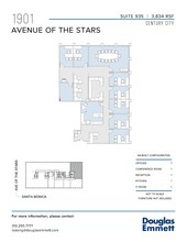 1901 Avenue of the Stars, Los Angeles, CA en alquiler Plano de la planta- Imagen 1 de 1