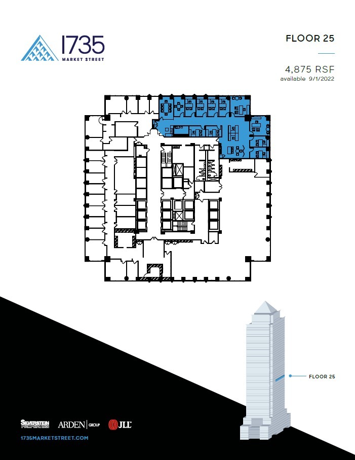 1735 Market St, Philadelphia, PA en alquiler Plano de la planta- Imagen 1 de 1