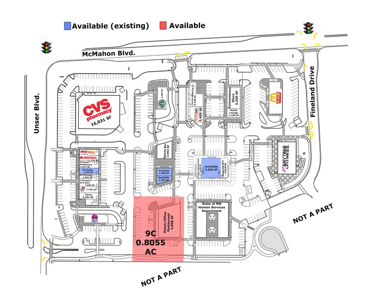 Unser Blvd, Albuquerque, NM en alquiler - Plano del sitio - Imagen 2 de 3