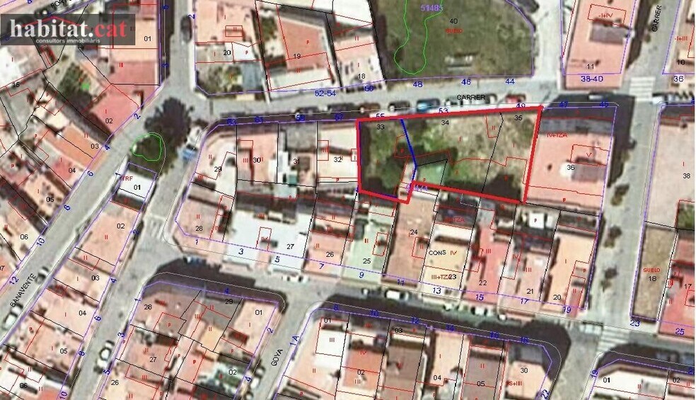 Carrer Andalusia, 49-55, Sant Pere de Ribes, Barcelona en venta - Vista aérea - Imagen 3 de 4