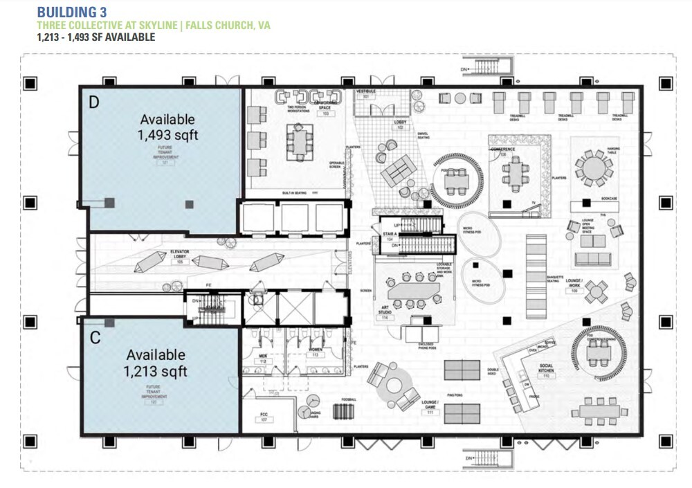 5205 Leesburg Pike, Falls Church, VA en alquiler Plano de la planta- Imagen 1 de 1