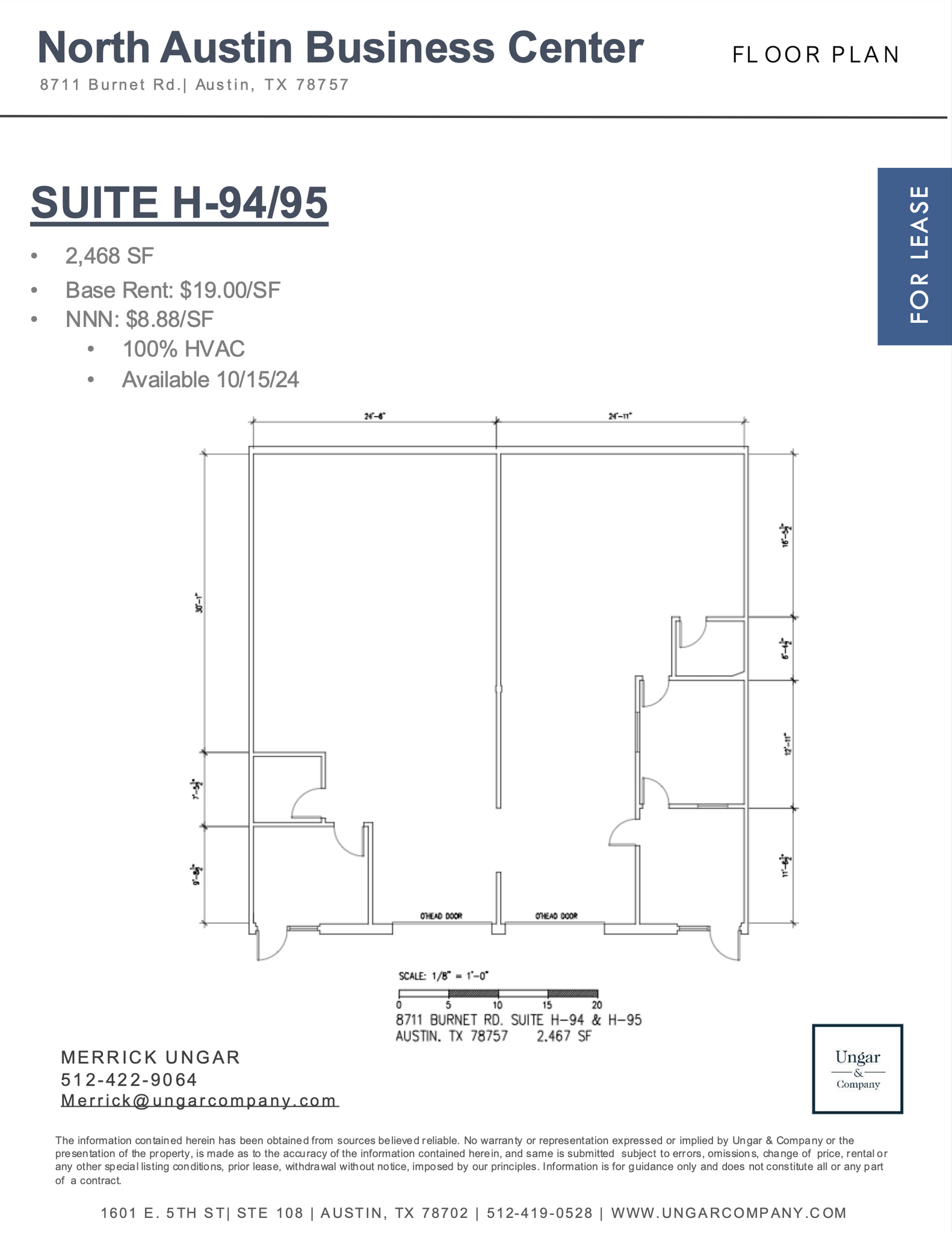 8711 Burnet Rd, Austin, TX en alquiler Plano de la planta- Imagen 1 de 1