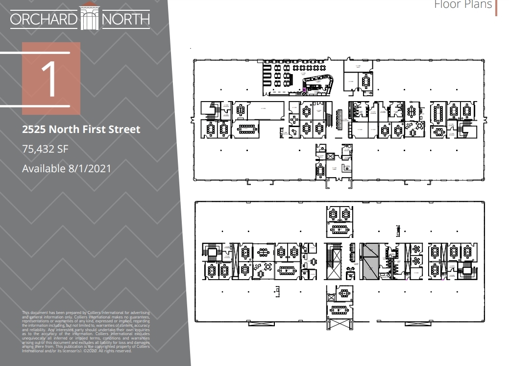 2535 N 1st St, San Jose, CA en alquiler Plano de la planta- Imagen 1 de 1