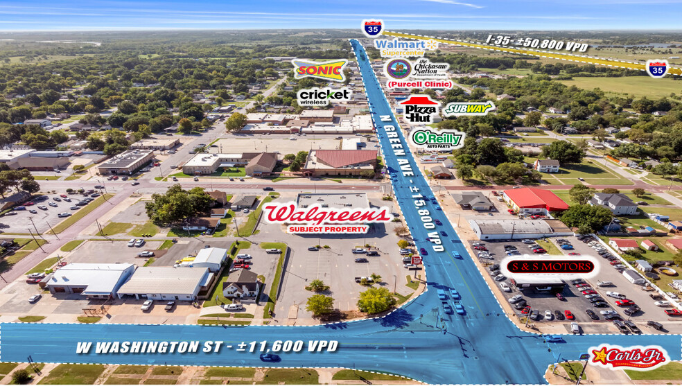 116 N Green Ave, Purcell, OK en venta - Foto del edificio - Imagen 2 de 3