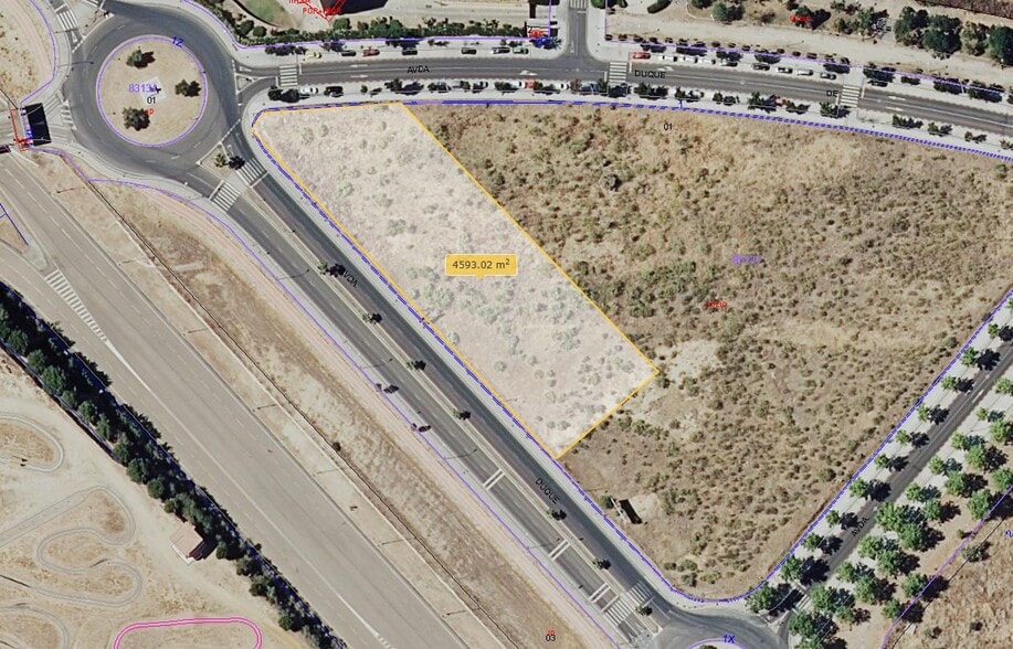 Avenida Duque de Ahumada, s/n, Mérida, Badajoz en venta - Plano de la planta - Imagen 1 de 4