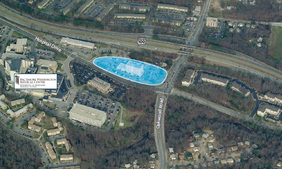 200 Hospital Dr, Glen Burnie, MD en alquiler - Vista aérea - Imagen 2 de 5